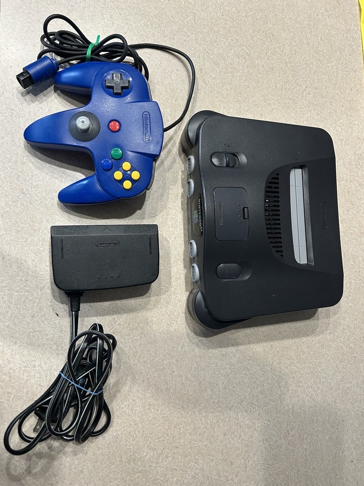 Nintendo 64 Game Console And Controller
