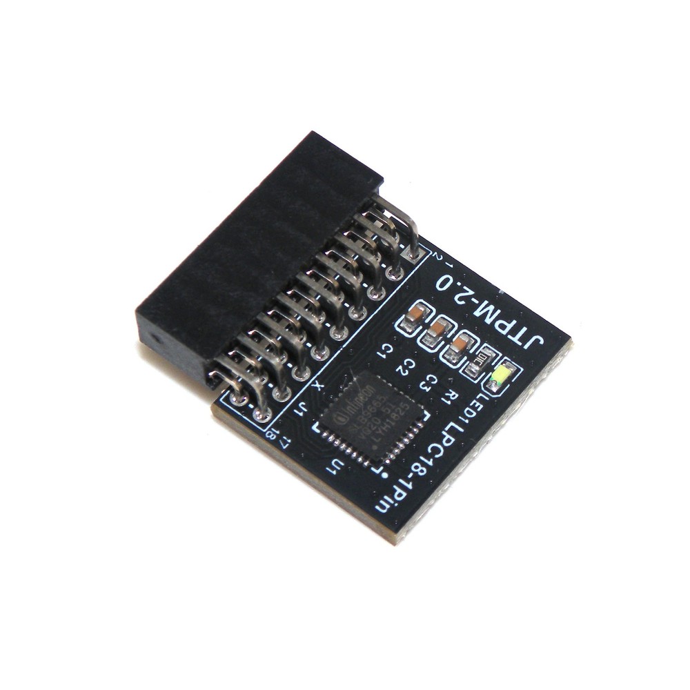TPM 2.0 18Pin Encryption Security Module for ASROCK Motherboard Compatible Win11