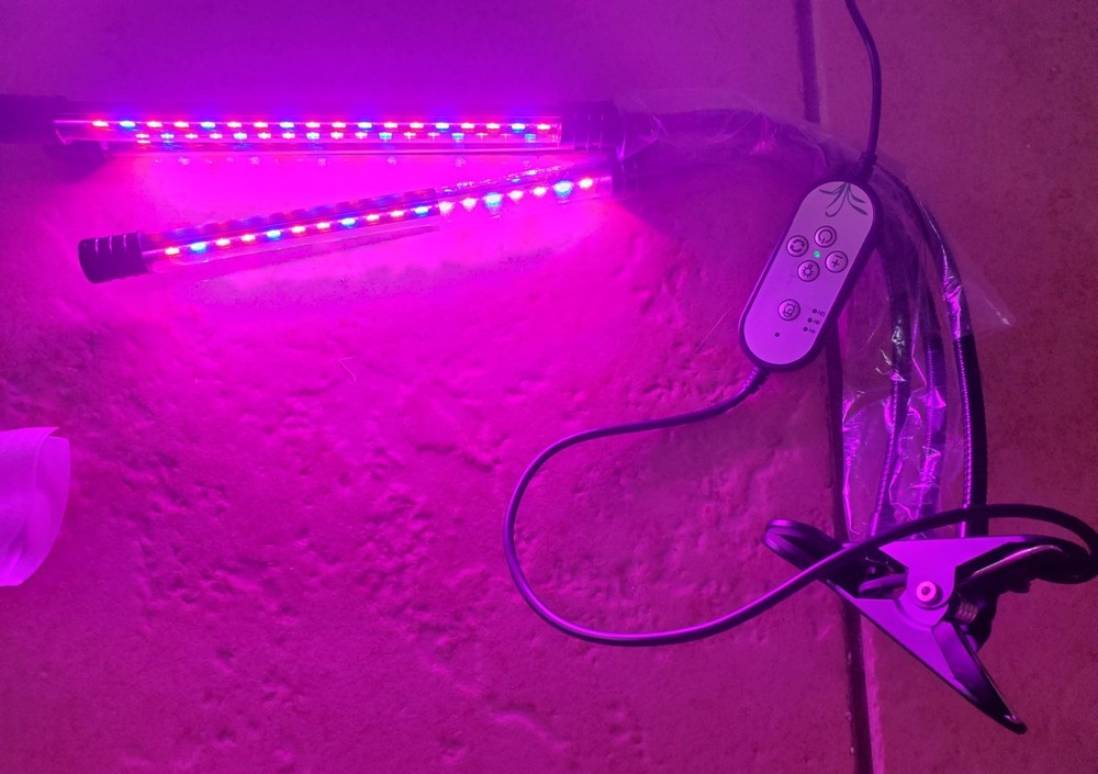 Hoomeda Indoor Plants Grow Light USB Powered With 3 Adjustable Bars & Timer