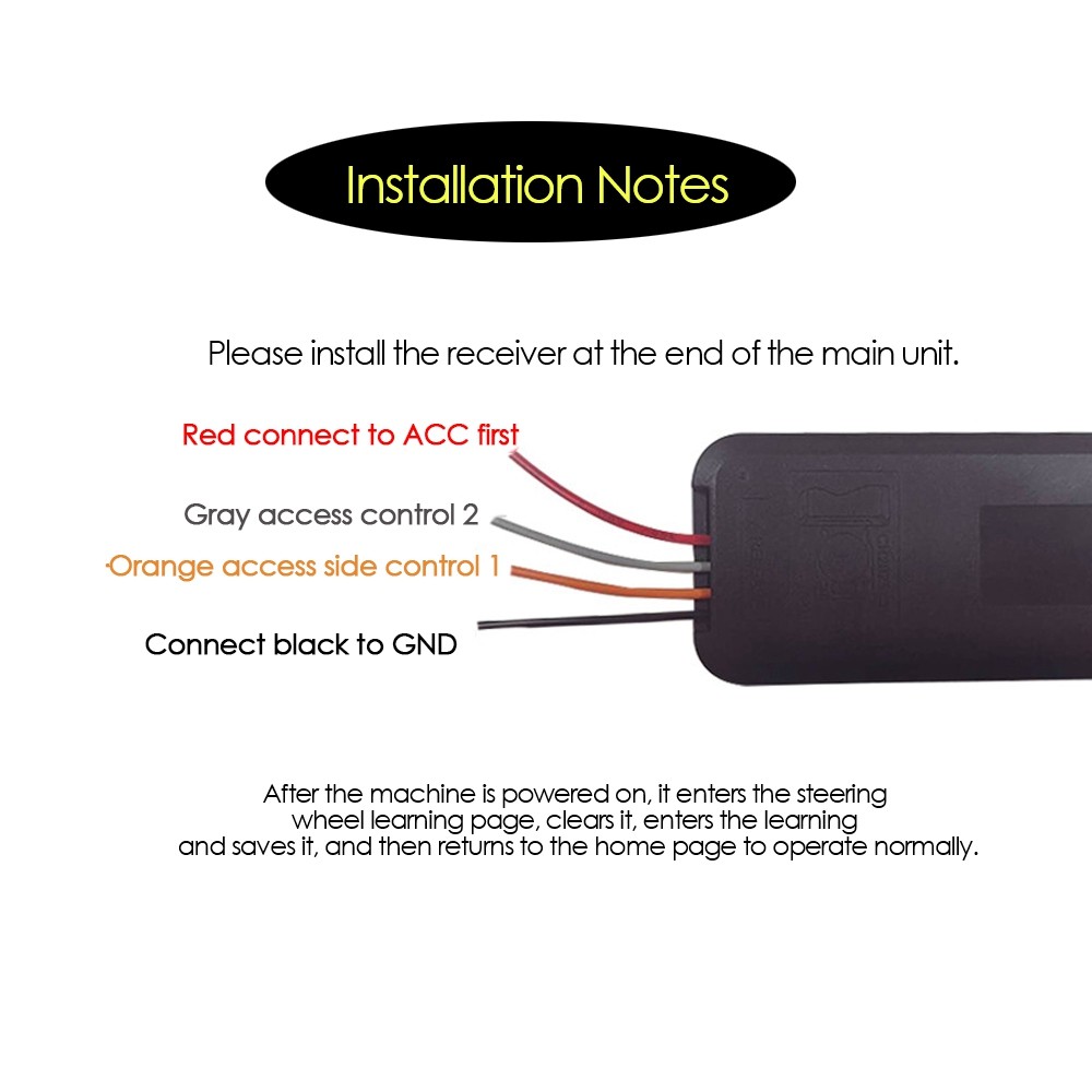 Universal Car Steering Wheel Remote Control Button Multi-Function 8465