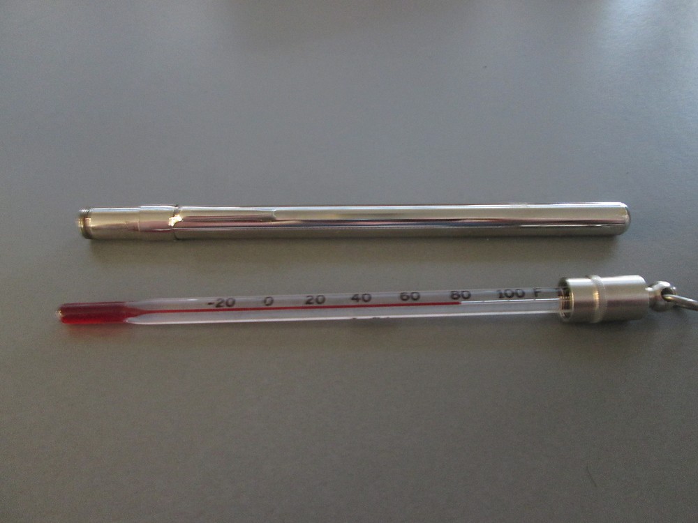 VINTAGE 583 LUFKIN POCKET THERMOMETER