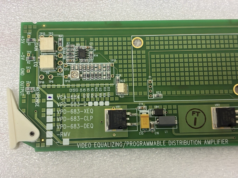 Leitch VEA-684 Equalizer Audio Video Distribution Amplifier Card