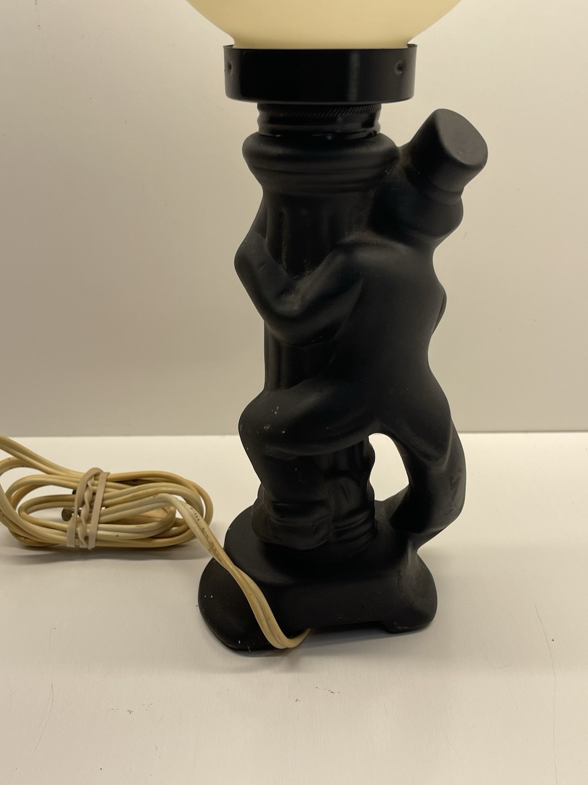 Vintage 11” Drunk Hobo Charlie Chaplin Light Pole Bar Lamp HAVE A DRINK Tested