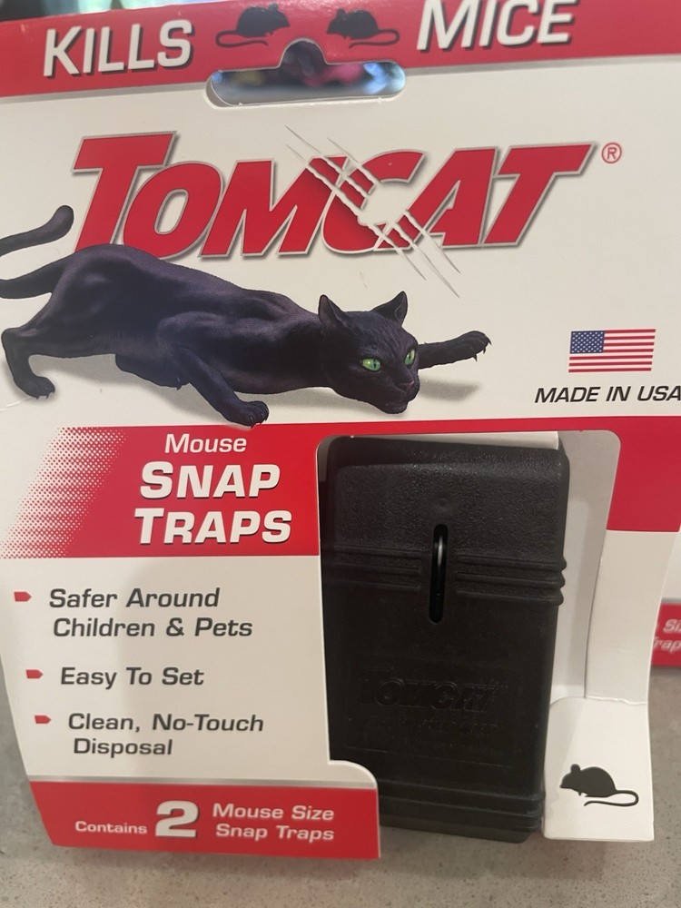 Mouse Snap Trap, Effectively Kills Mice for Clean, No-Touch Disposal, 6 Traps