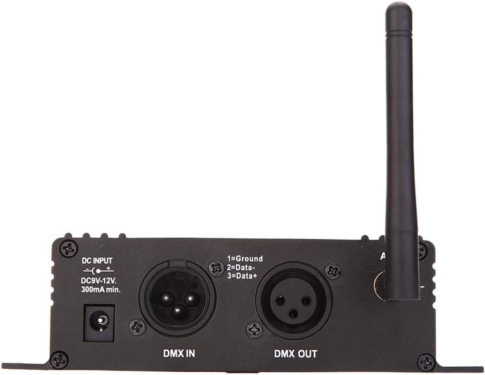 DMX 512 Controller 2.4G Wireless Transmitter Receiver LCD Display Power Adjustab