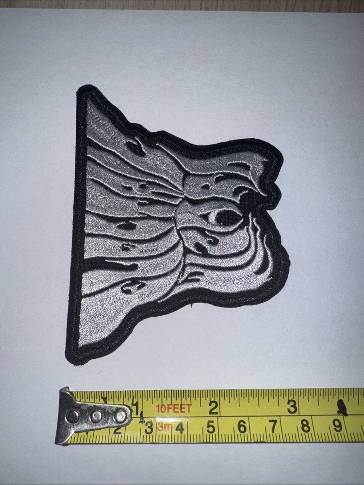 ELECTRIC WIZARD SHAPED EMBROIDERED PATCH