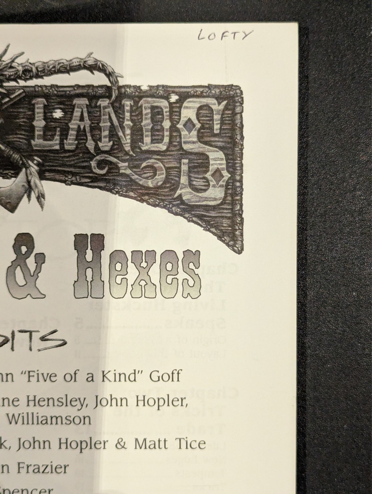 Hucksters & Hexes - Deadlands - Pinnacle