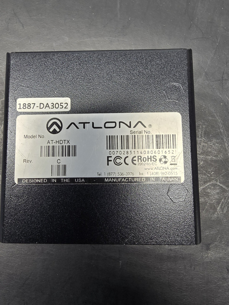 ATLONA AT-HDTX REV C TRANSMITTER HDMI