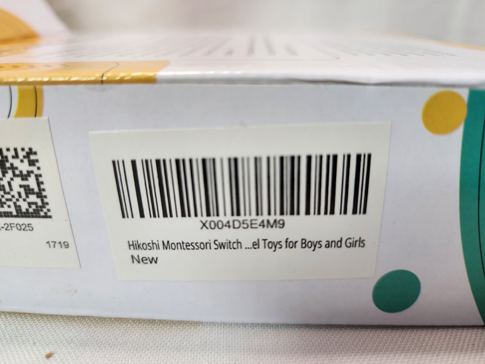 Hikoshi Montessori Busy Board Sensory LED Light Switch Board Toy for Toddlers 1+