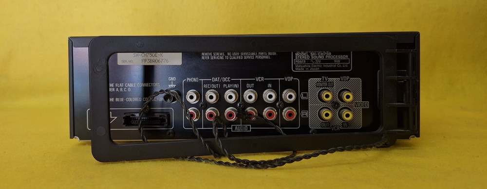 Technics SH-CH750 Stereo Sound Processor DSP Sound Field Processing unit Working