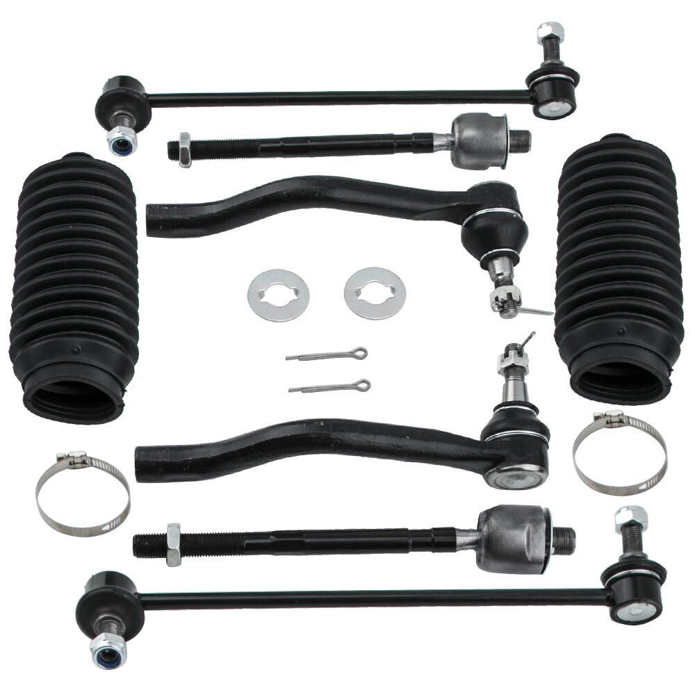 10x Front Lower Control Arms Tie Rod Sway Bar End Links for 09-14 Nissan Maxima