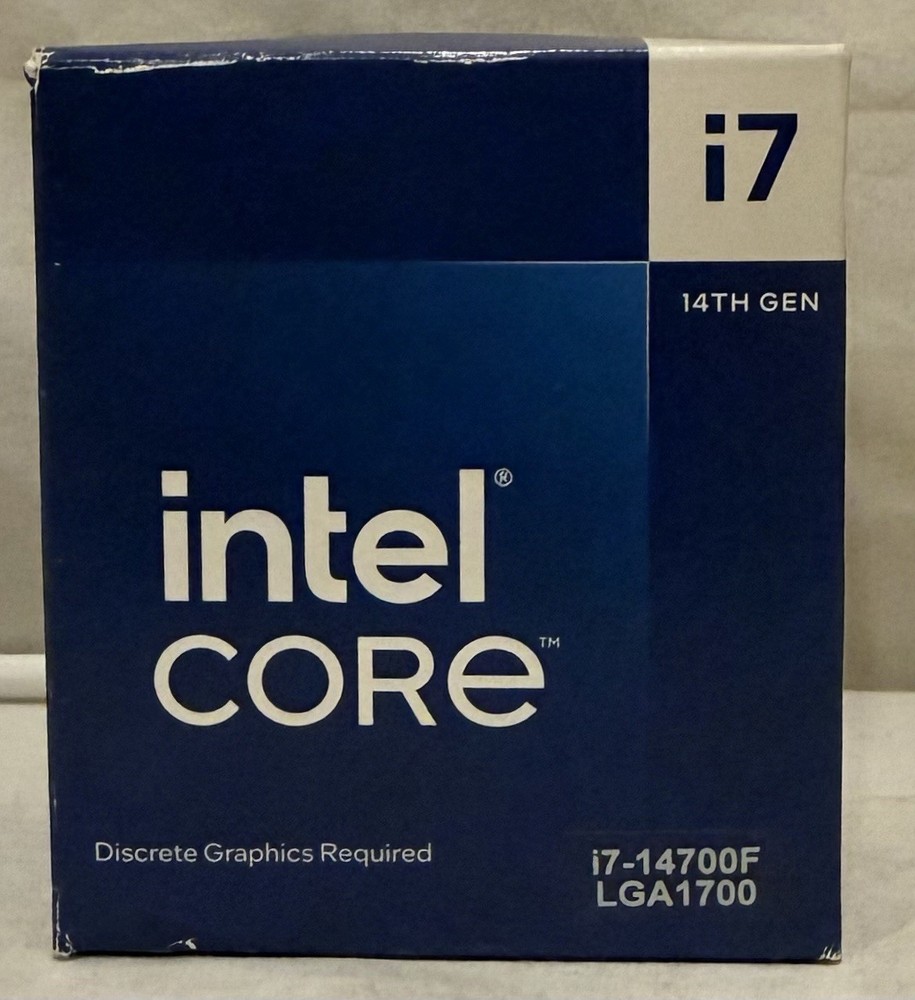 Intel Core i7-14700F Desktop Processor 20 cores (8 P-cores + 12 E-cores)