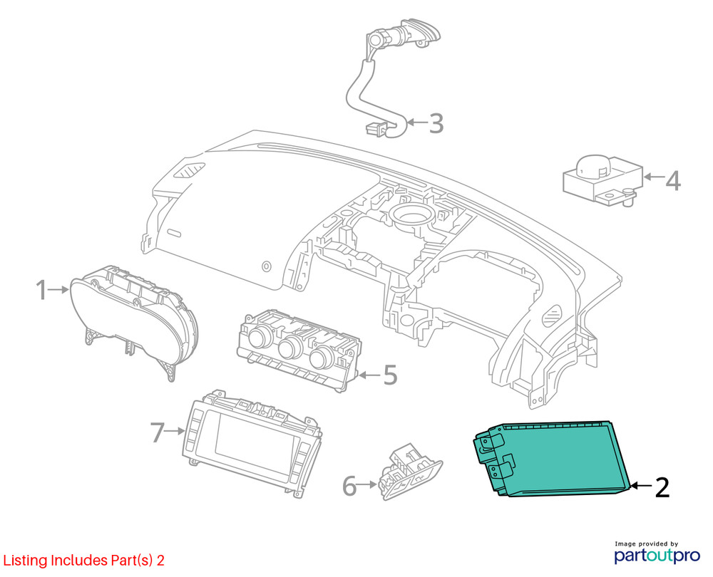 2017 Jaguar XE Center Dash Screen OEM Used 8 Display No Code Reprogram Required