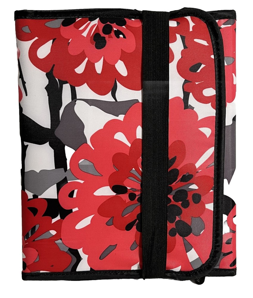 Thirty-One Fold-It-Up Organizer Tablet Computer Holder in ‘Bold Bloom’ Pattern