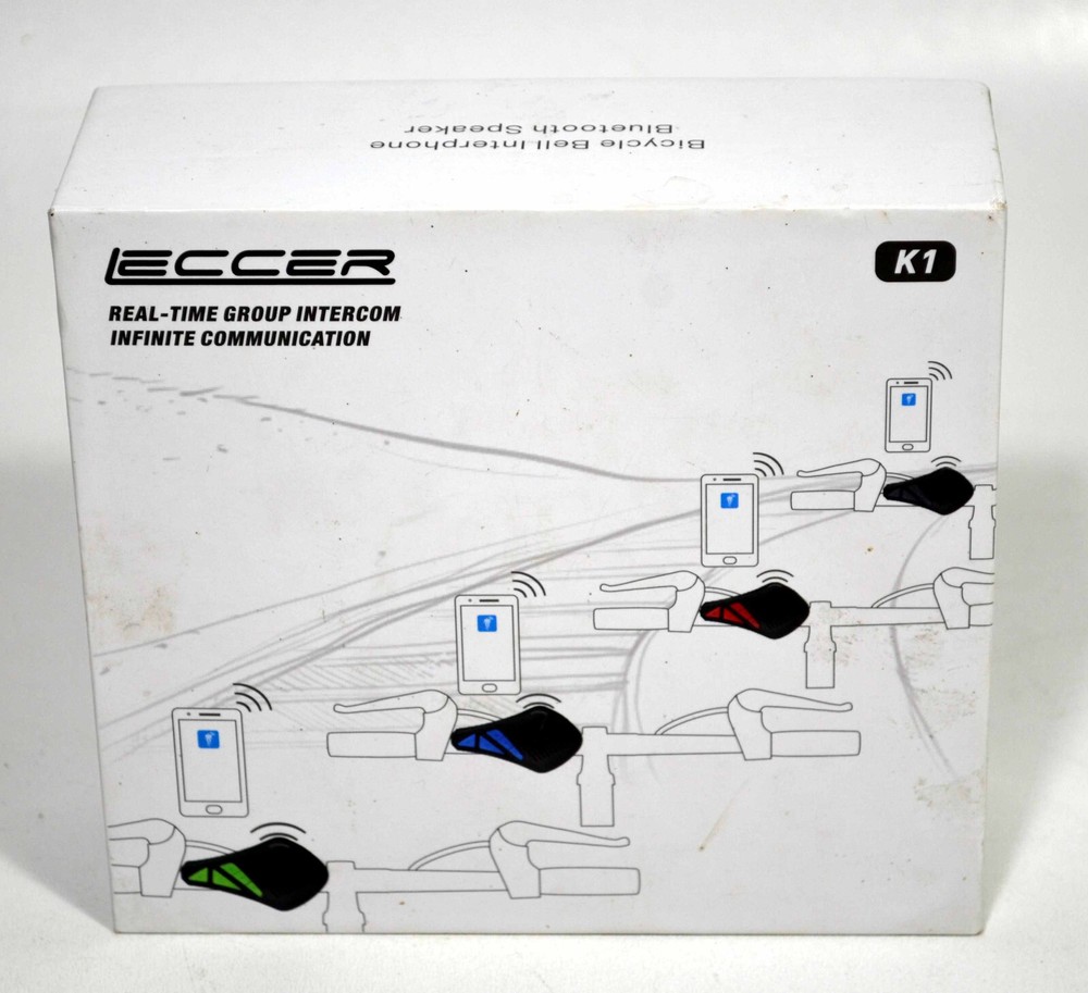 Leccer K1 Intercom Bluetooth Speaker for Bicycle Riders - Water Proof