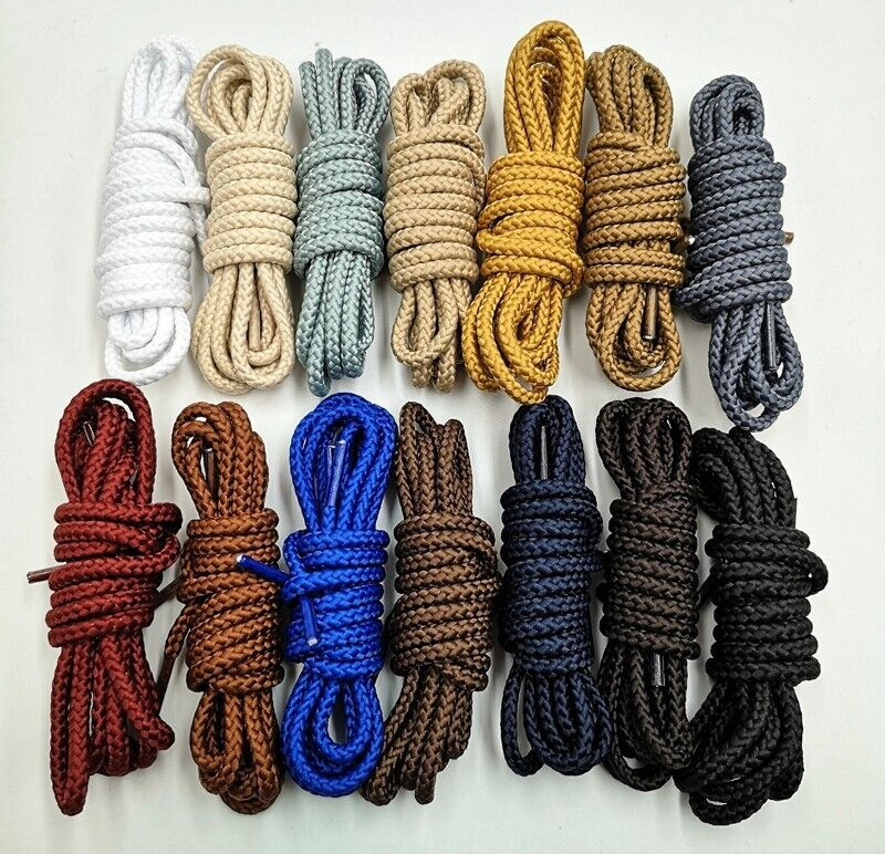 ROUND Quality SHOE LACES Athletic Sport Sneaker Boot Casual Strings Drawstrings