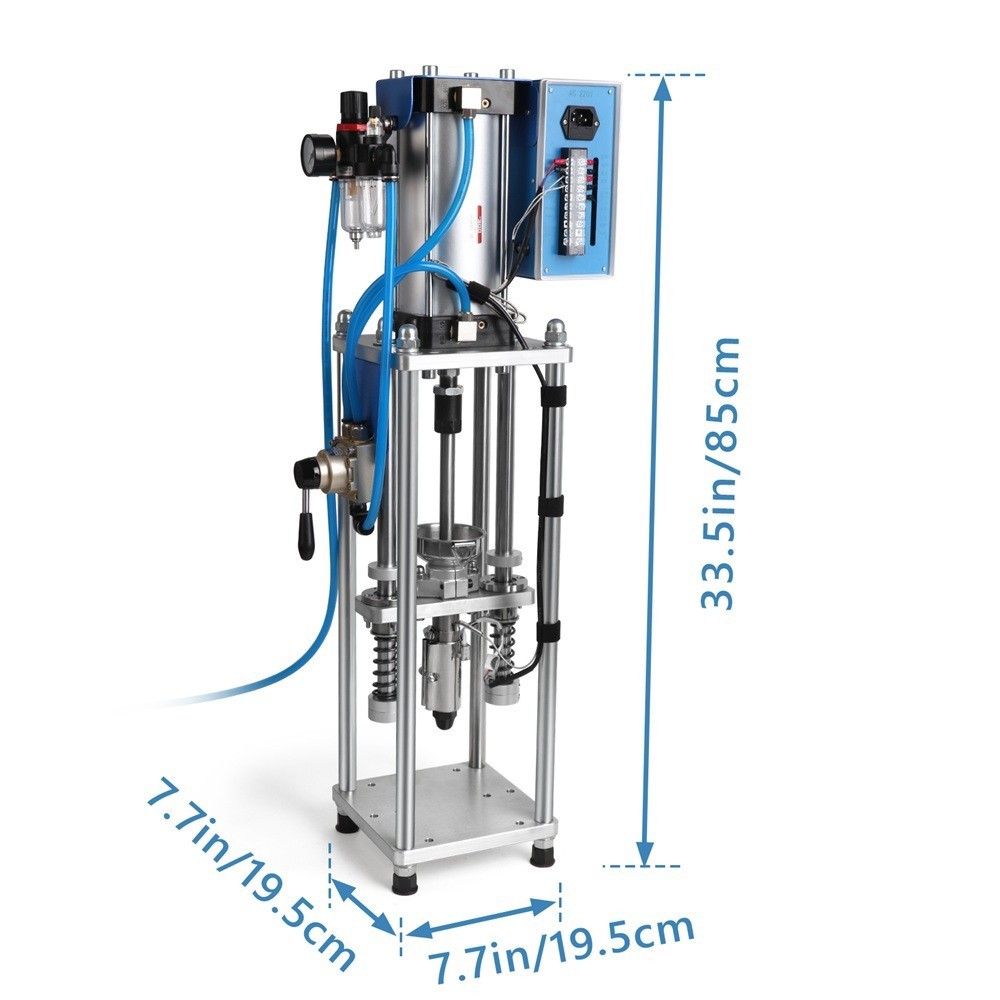 Vertical Injection Molding Machine Semi-Automatic Pneumatic Plastic Extruder 20g