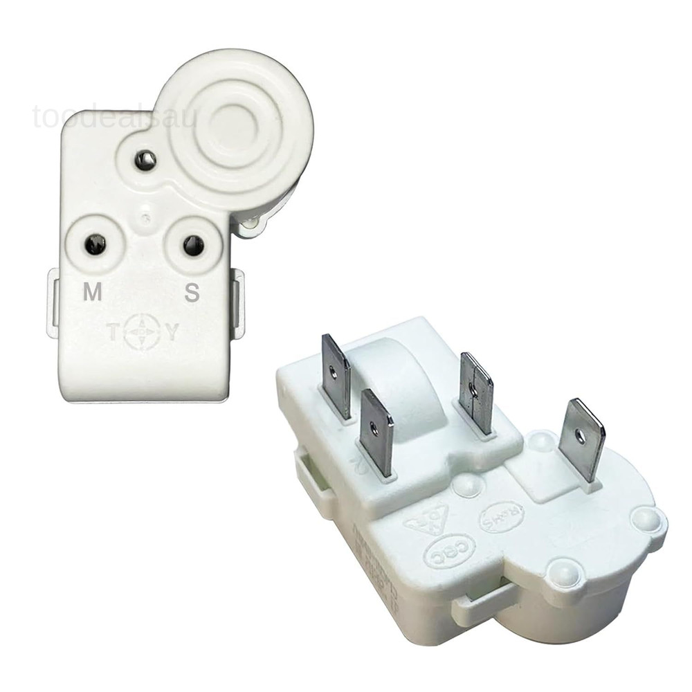 Refrigerator Freezer Compressor PTC Starter Relay, 4 Pins Over Load Protector