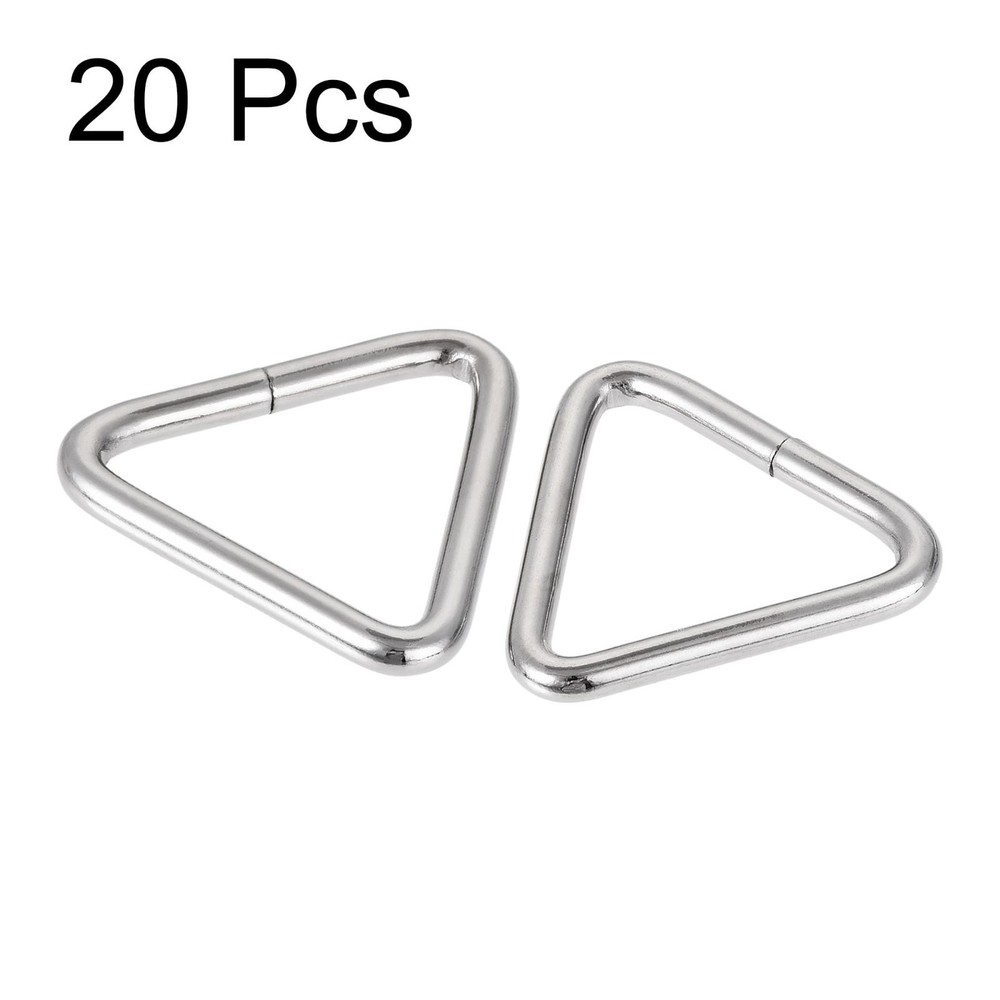 Triangle Ring Buckle 1.26" (32mm) Inner Width for Hardware 20pcs