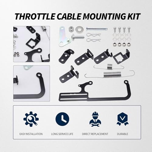 304147 EZ EFI Car Cable Mounting Kit Carburetor Throttle Cable Mount Bracket