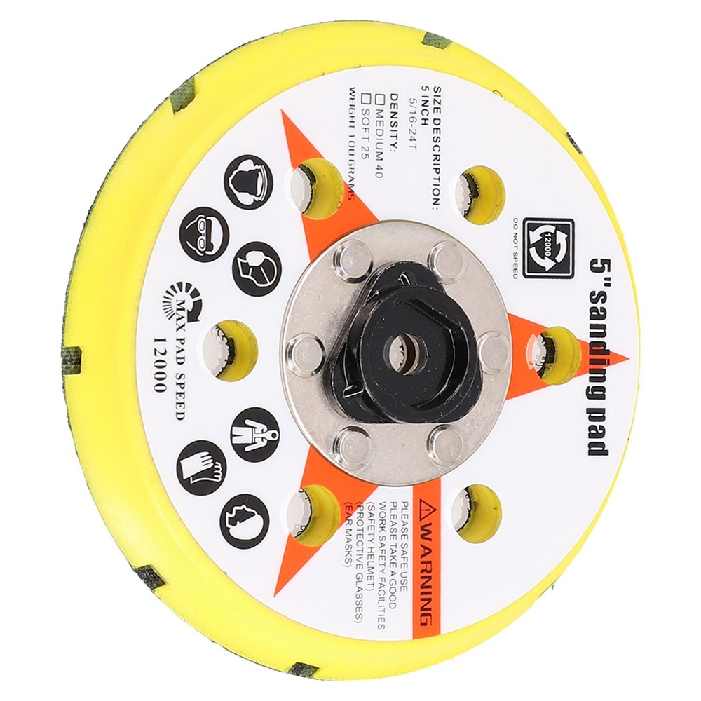 New Practical Sanding Pad Backing Plate 125mm Dual Function Medium Soft