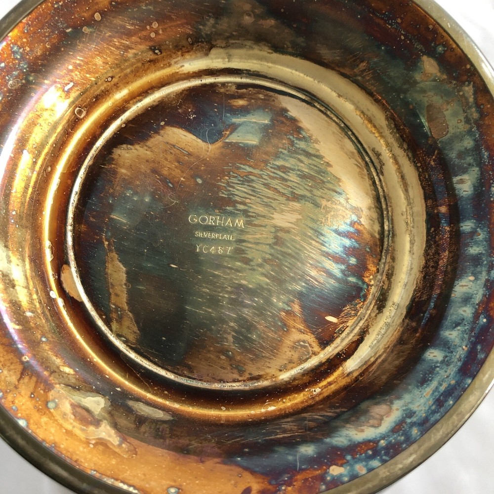 Antique Gorham Silver Plate 8" Pitcher YC487 Colonial