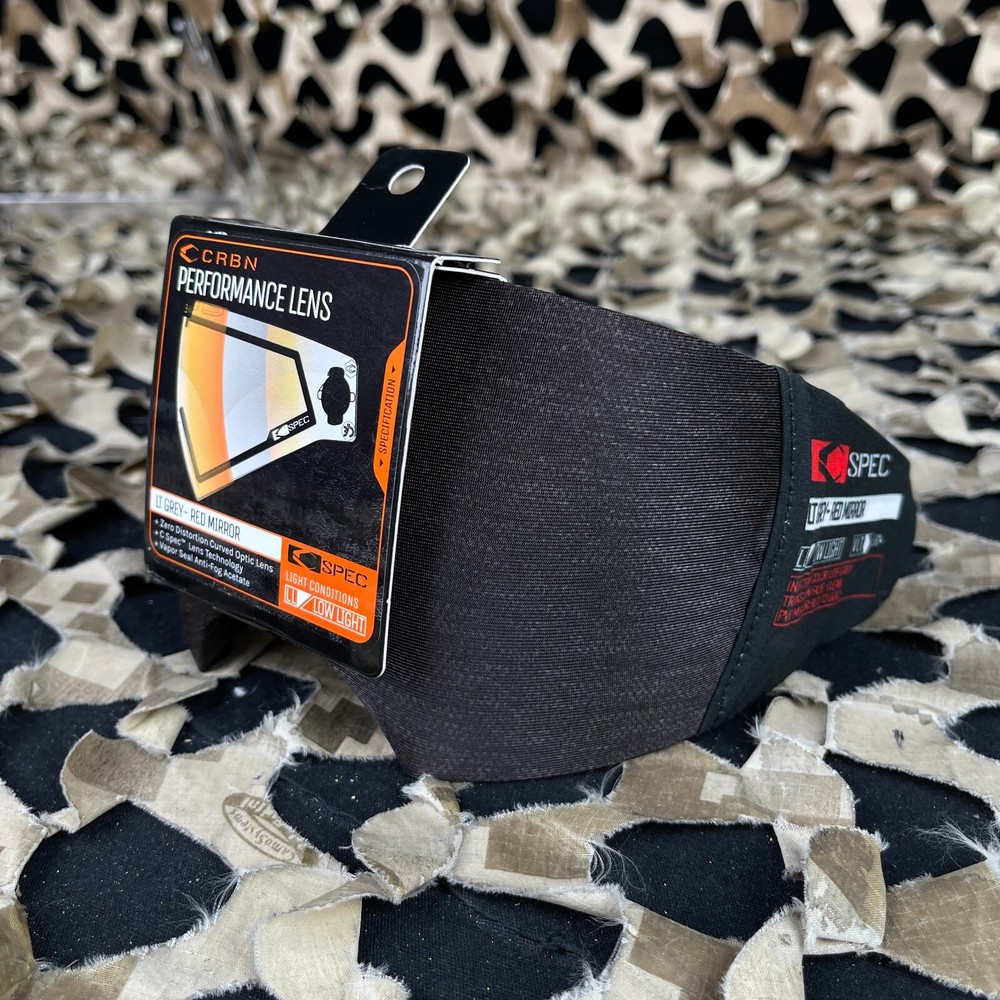 New Carbon CRBN Zero C-Spec Lowlight Lens - LT Grey - Red Mirror