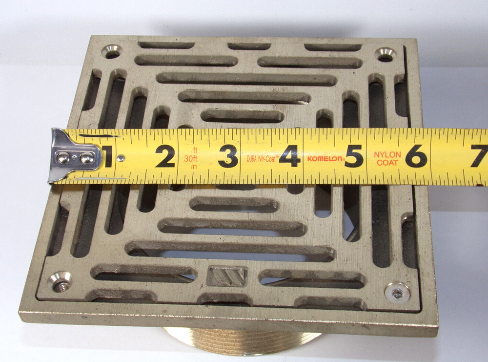Watts M6-1 6" Square Nickel Bronze Strainer