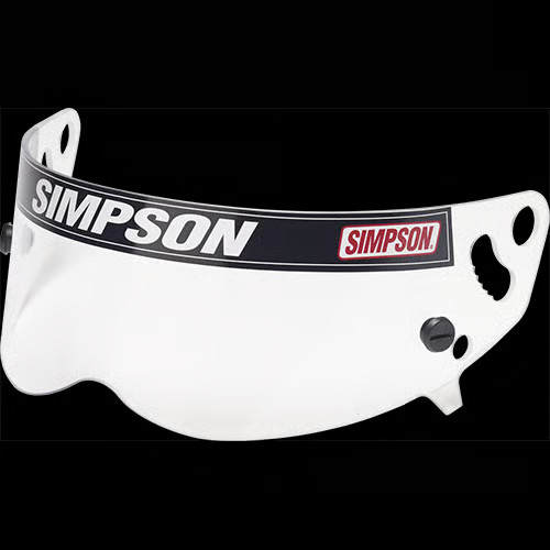 Simpson Racing 89400A Super Bandit A Clear Helmet Shield
