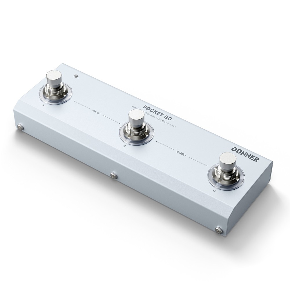 Donner Pocket Go Multi Effects Pedal 6 Effects Modules 21 Editable Presets