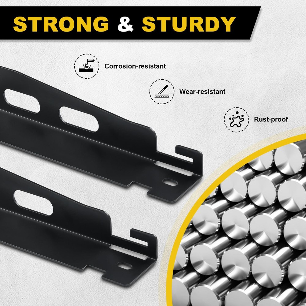 SKYJDM 2-Pack Thick Wheel Alignment Plates Tool Kit with Measuring Black