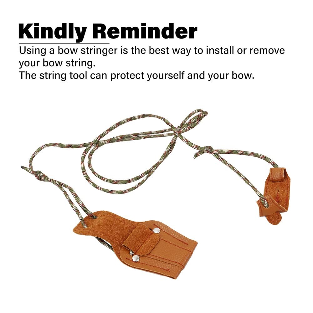 Archery Stringer Recurve Bow Stringer Tool, Longbow Stringer Tool to Install ...