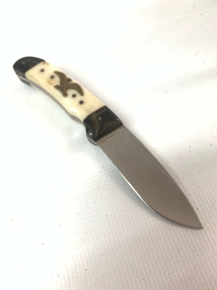 8.5" Straight Knife with Eagle on the handle