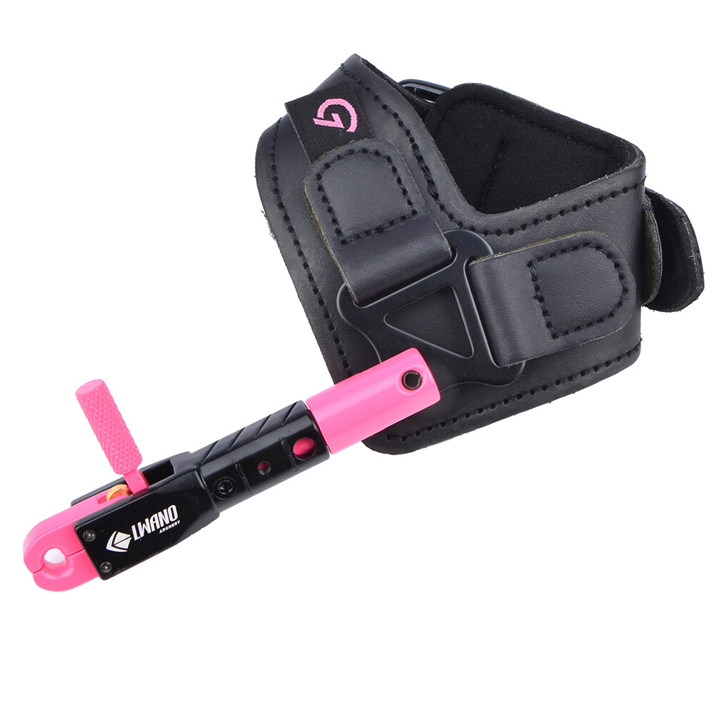 Compound Bow Wrist Caliper Release Aids Strap Trigger Adjustable Hunting