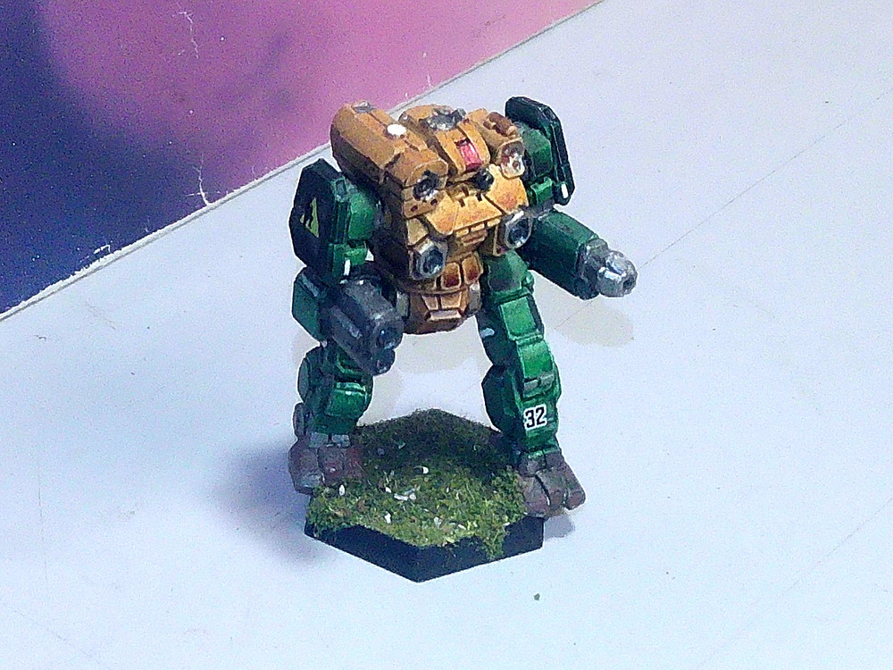 BATTLETECH WARLORD MECH [NORTHWIND HIGHLANDERS] (CATALYST, PLASTIC, PAINTED)