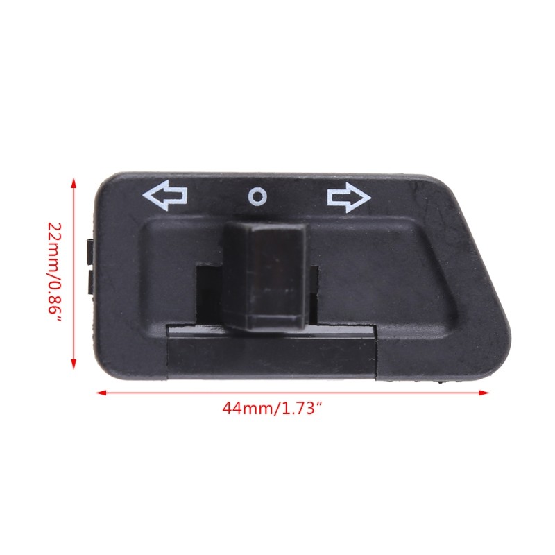Turn Signal Light Control Button On/Off Switch Push Button for Scooter Moped