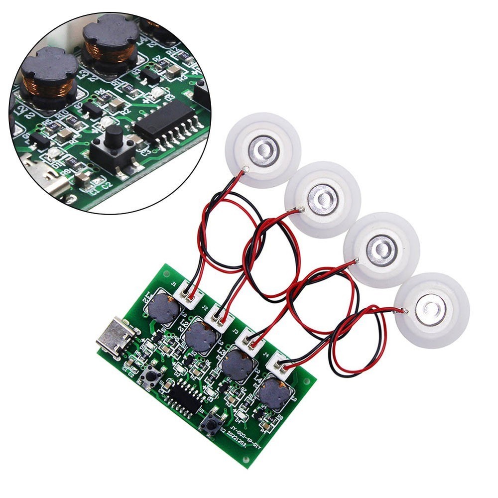 High Performance Atomization with Mist Maker and Four Atomized Drive Board