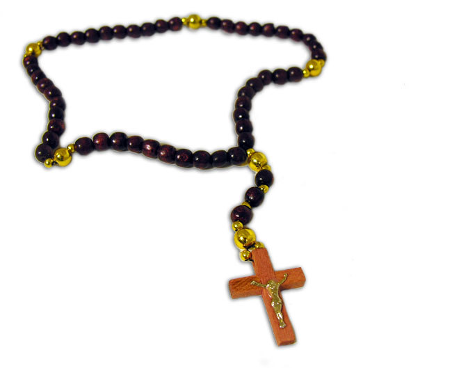 Wooden Catholic Rosary Beads