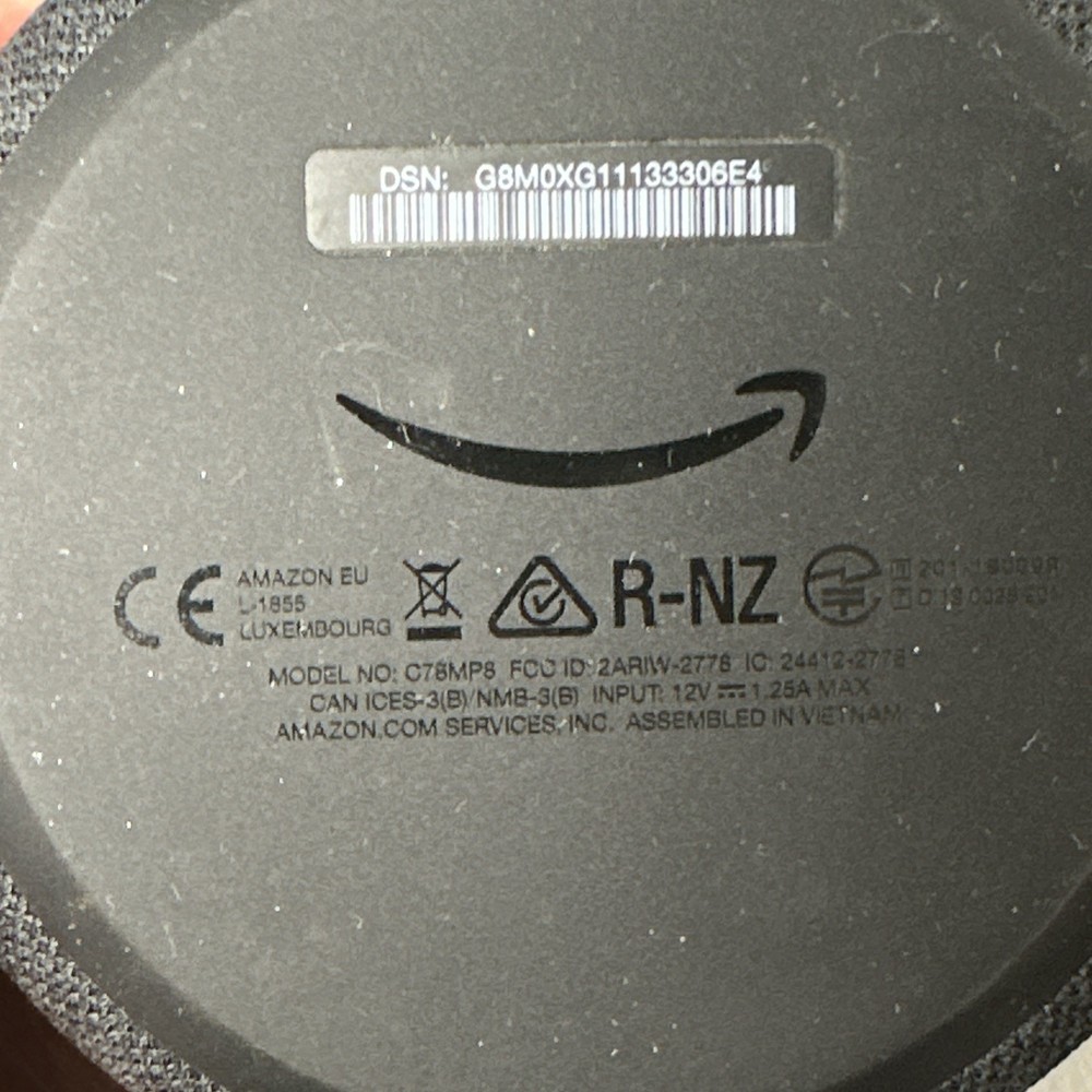 Amazon Echo Dot (3rd Generation) Smart Speaker with Alexa Black C78MP8