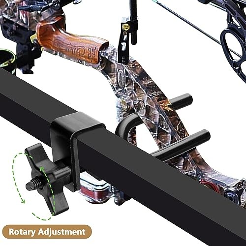 codree Tree Stand Bow Holder- 12 Teeth Adjustable Hunting Bow Holder- Easy 1 Pc
