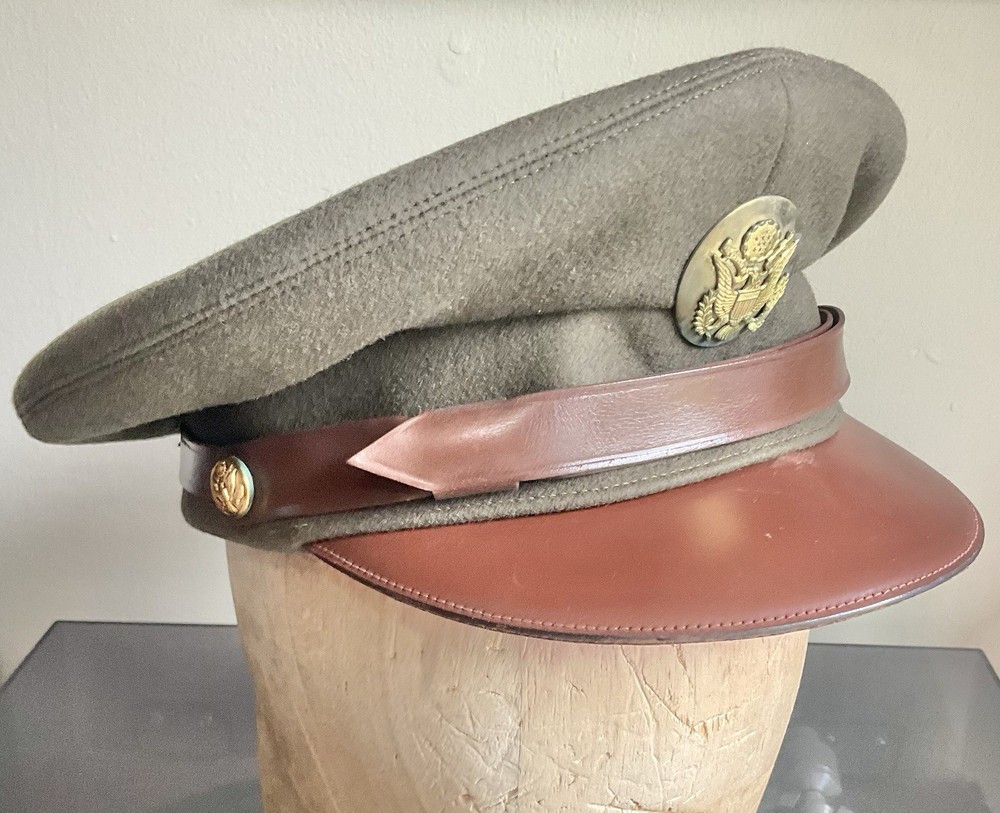 WW2 US Army Enlisted Visor Cap *NICE*