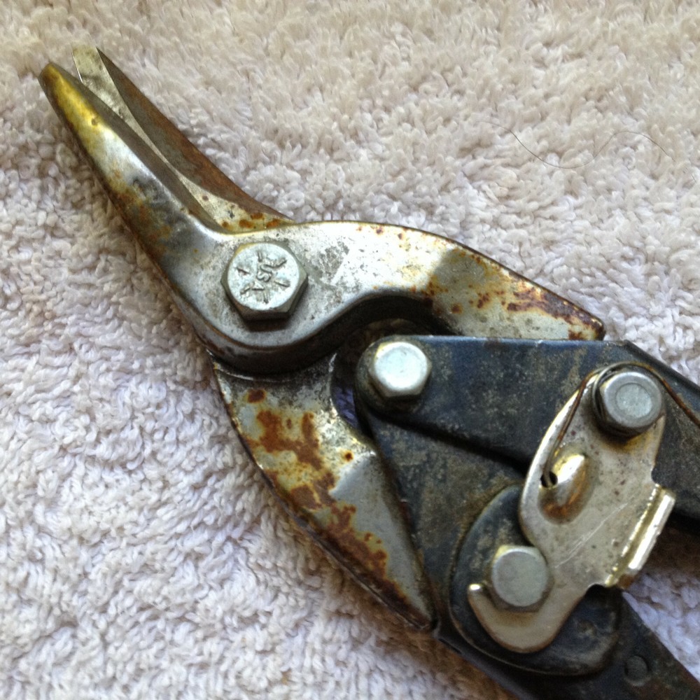 Master Mechanic Snip Right Cut Offset Tin Cutting Shears