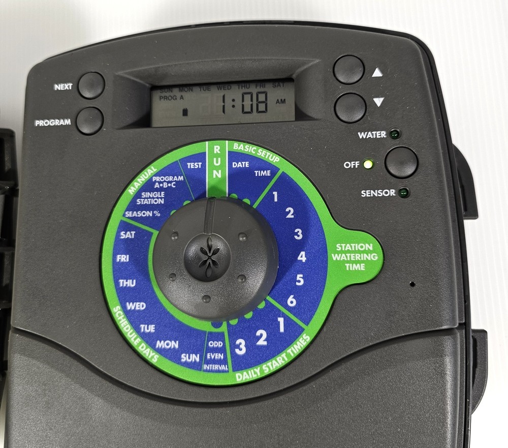 Weathermatic WM6-0 Outdoor 6 Zone Automatic Irrigation Controller Programable