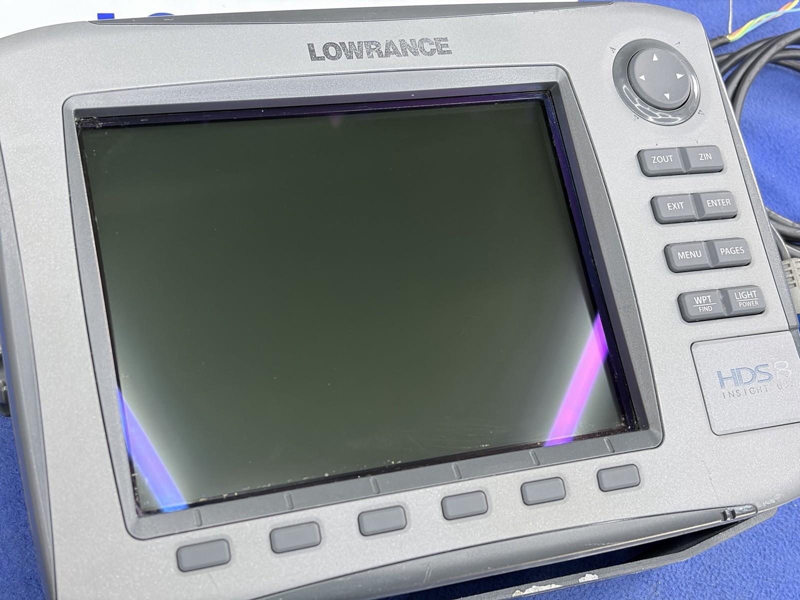 Lowrance HDS 8 Gen 1 Insight USA GPS Chartplotter Fish Finder Display W/ Mount