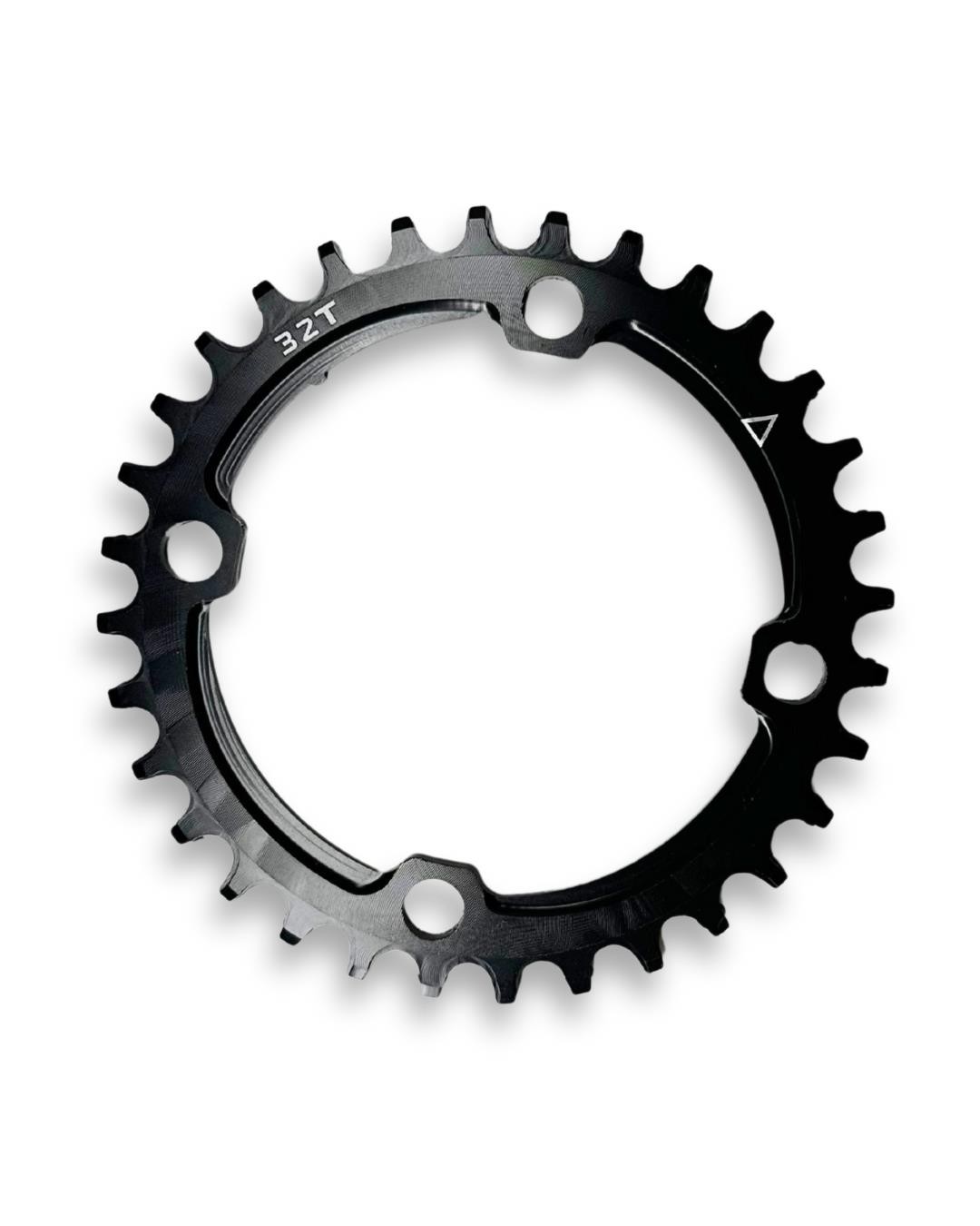 32T Narrow Wide Chainring 104 BCD Round MTB Bike Chain Ring Black 1x 9/10/11 Spd