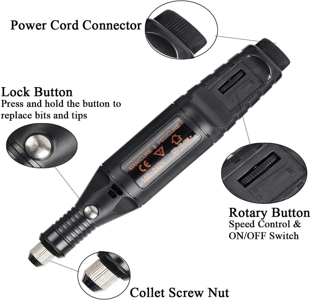 Variable Speed Engraving Tool Kit - 108 Accessories for Ultimate Personalization