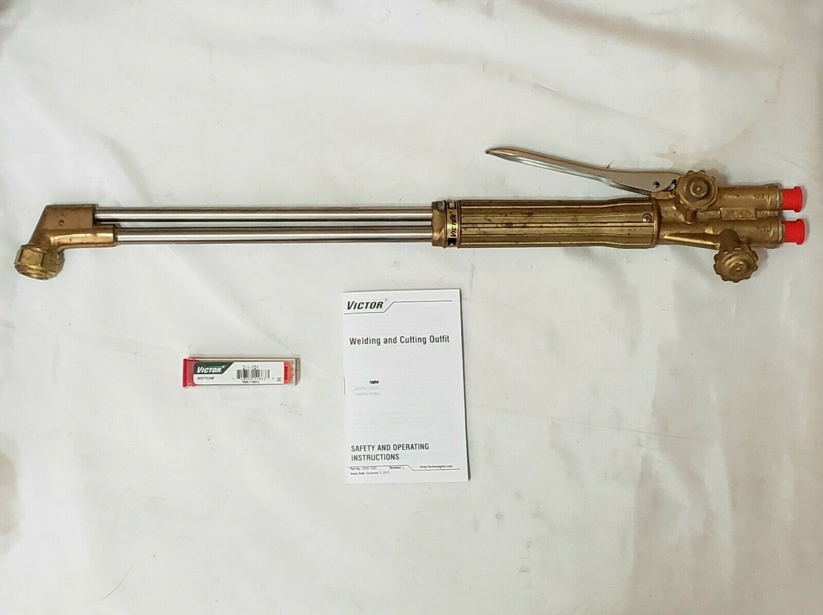Victor ST2601FC Angle Head Cutting Torch 21" & 2-1-101 Tip 0381-1482