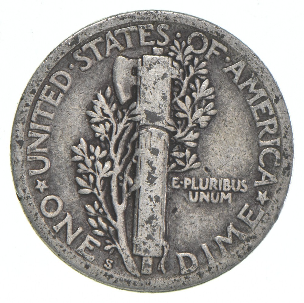 G+ 1918-S Mercury 90% Silver