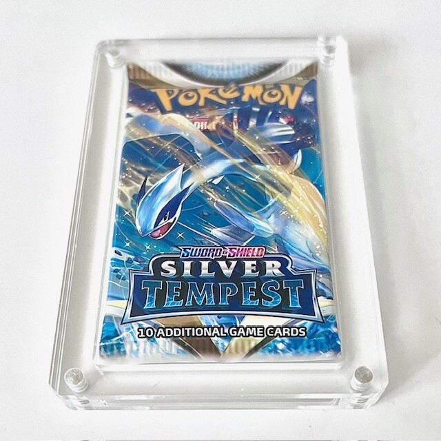 Booster Pack Protector Case – Acrylic Magnetic Display for Pokémon MTG Yu-Gi-Oh