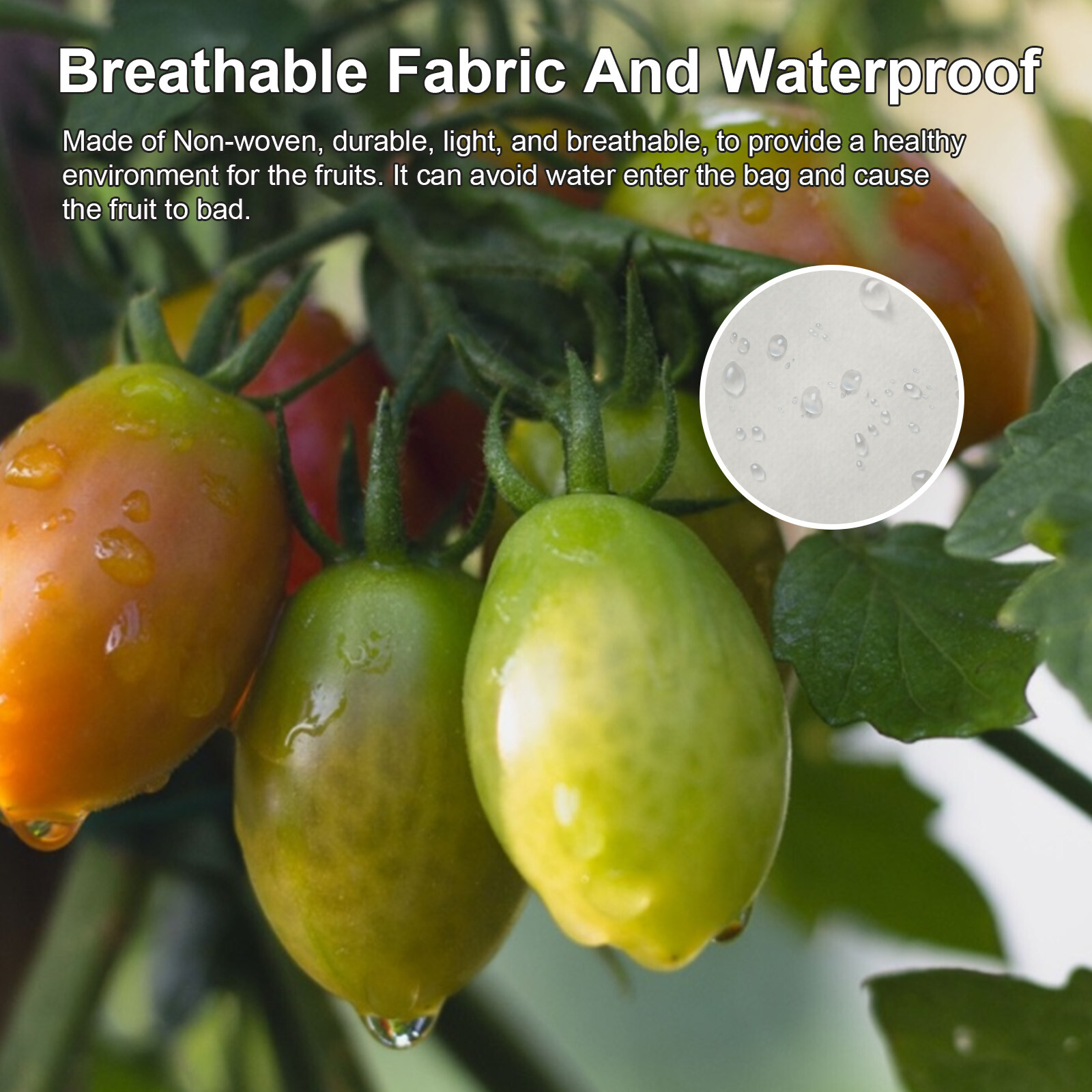 100/200PCS Grape Protection Bags Fruit Vegetable Mesh Bag Anti Insect Waterproof